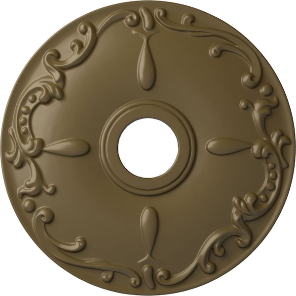 Ekena Millwork Kent Ceiling Medallion (Fits Canopies up to 5"), 18"OD x 3 1/2"ID x 1 1/4"P, Mississippi Mud CM18KEMMF - main